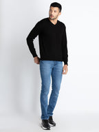 Men's Light Washed Slim Fit Denim