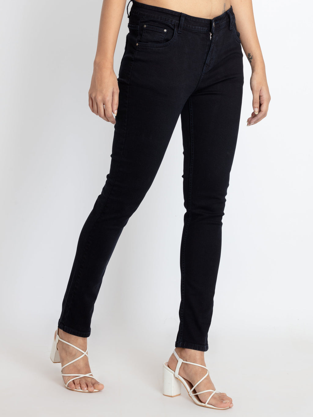 Women's Mid Rise Skinny Fit Denim