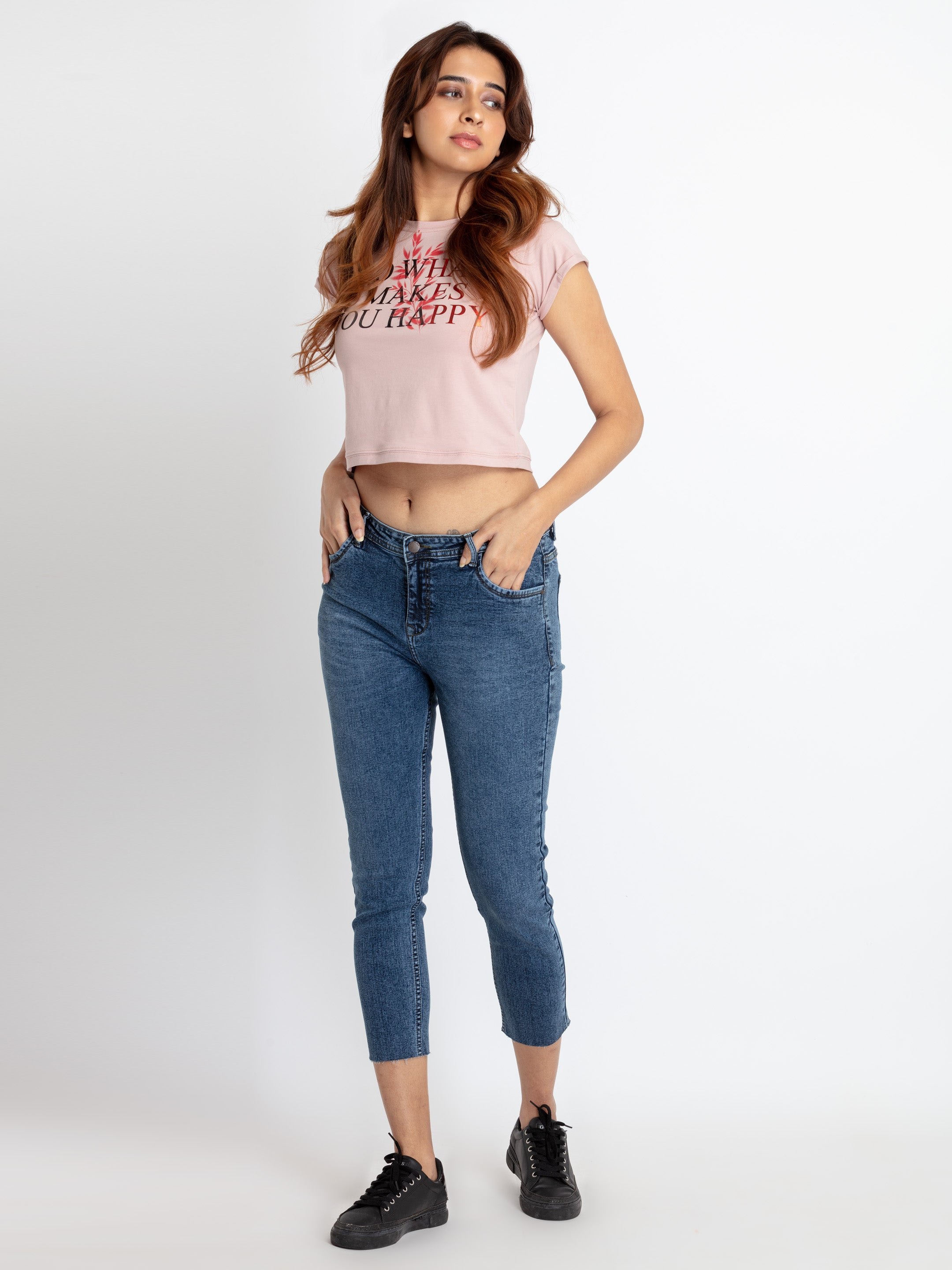 Women's Mid Rise Skinny Fit Denim