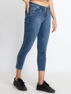 Women's Mid Rise Skinny Fit Denim