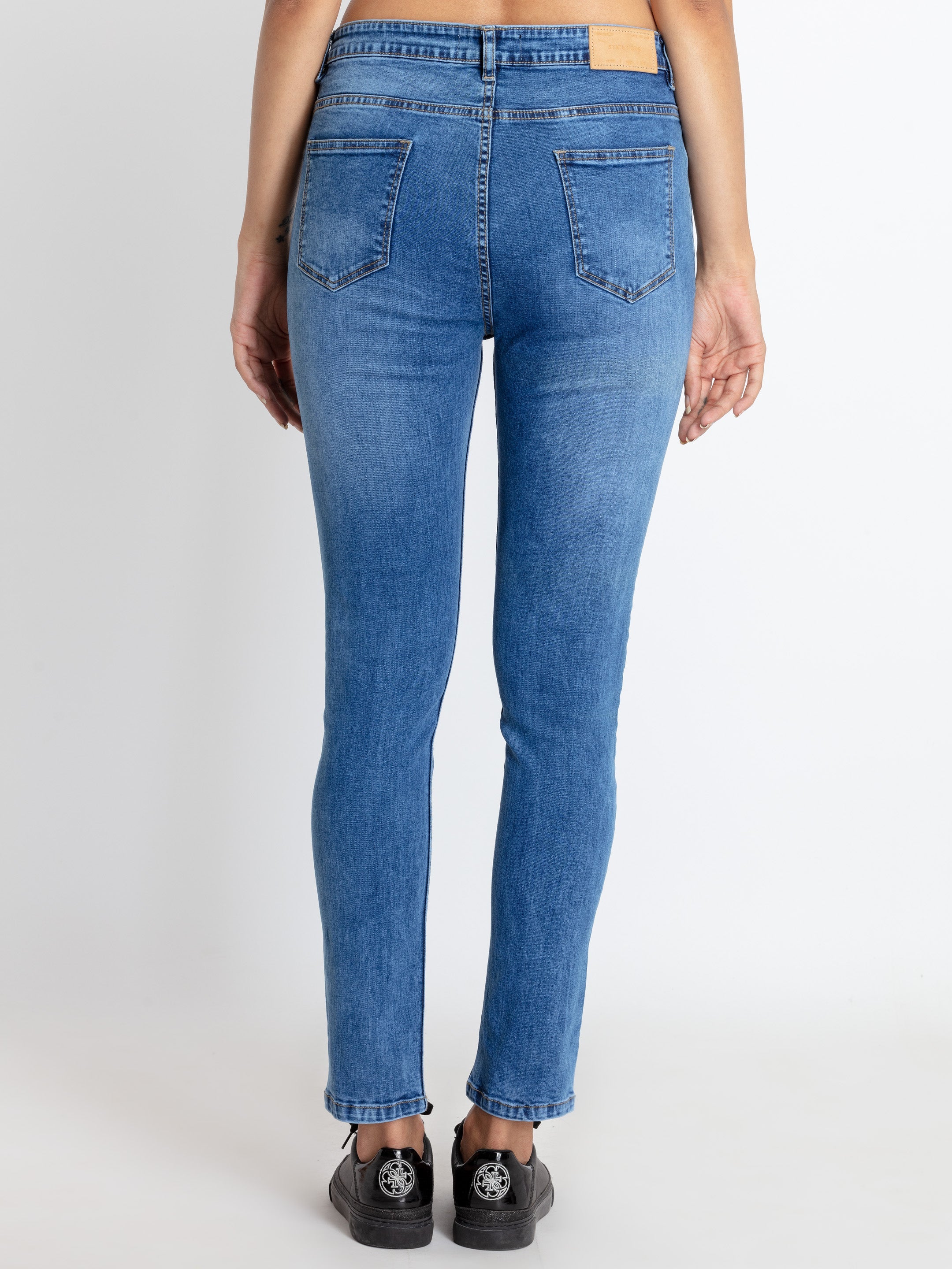 Women's Mid Rise Skinny Fit Denim