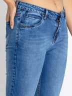 Women's Mid Rise Skinny Fit Denim