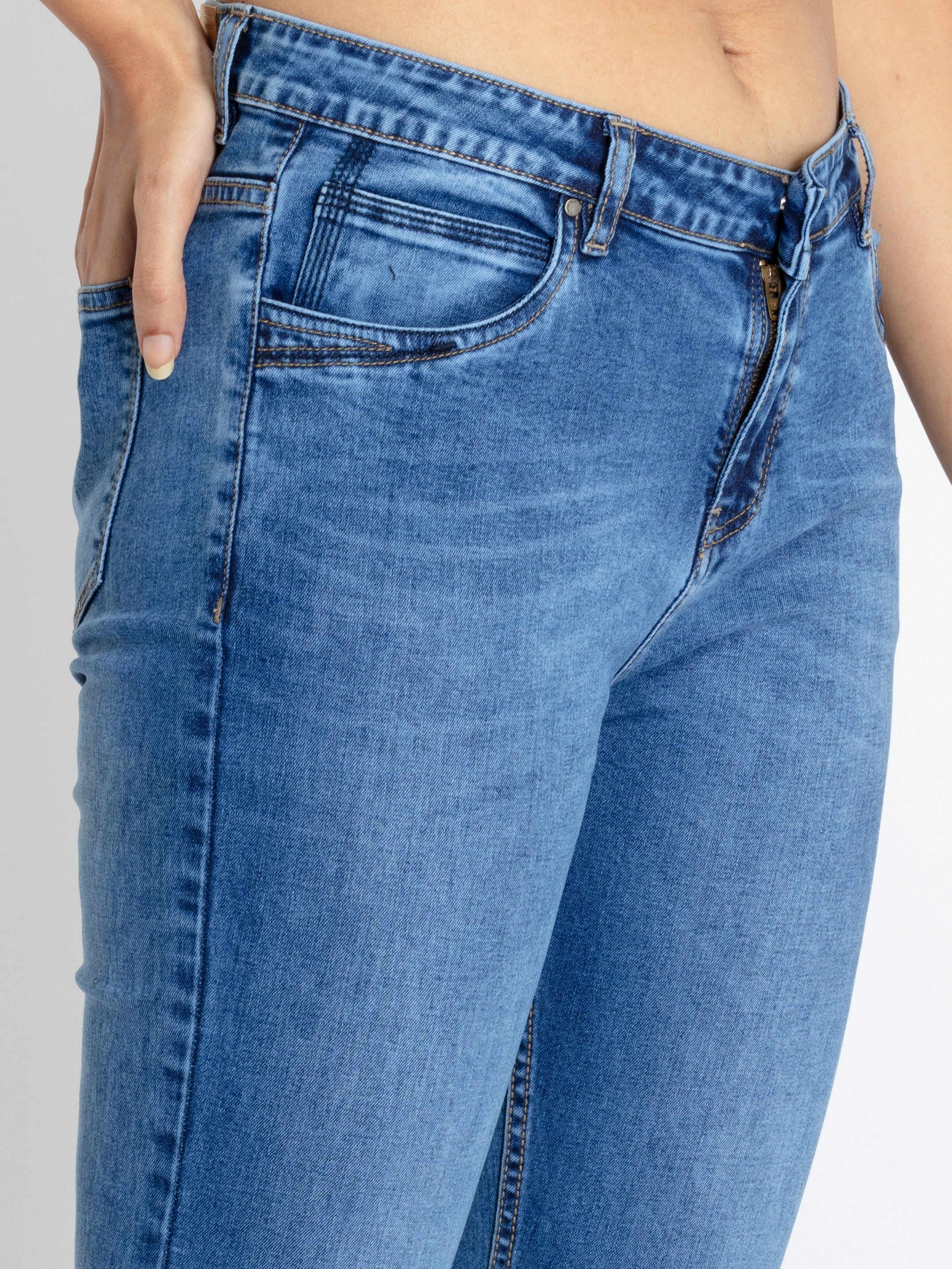 Women's Mid Rise Skinny Fit Denim