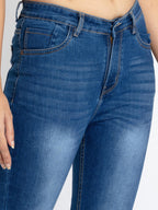 Womens Mid Rise Bootcut Denim