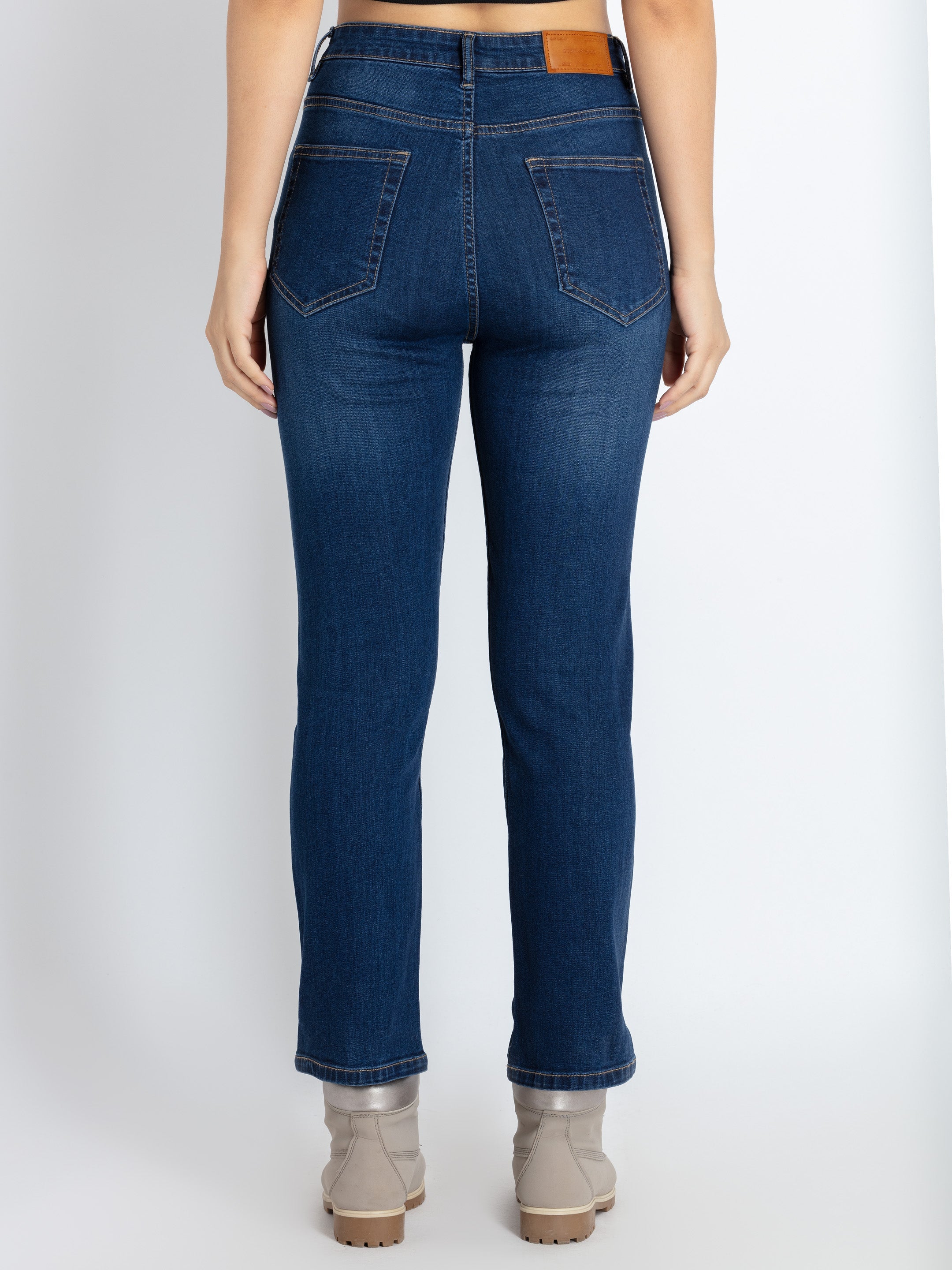 Womens Straight Fit Denim