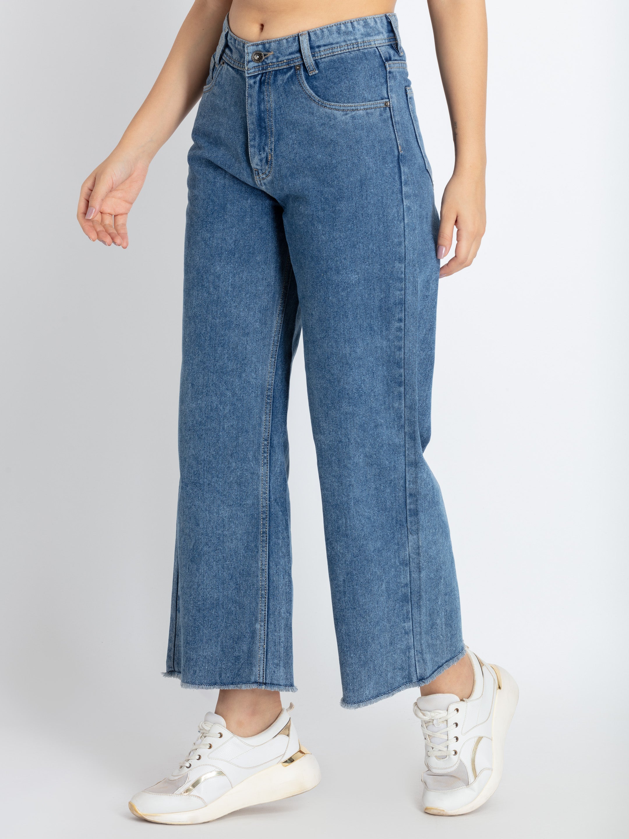 Womens Wide Leg Denim