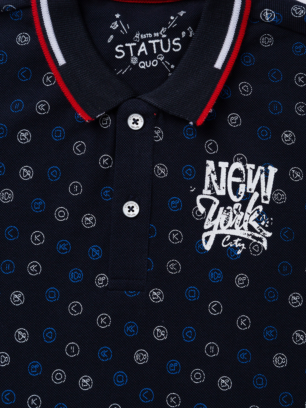 Kids Printed Polo