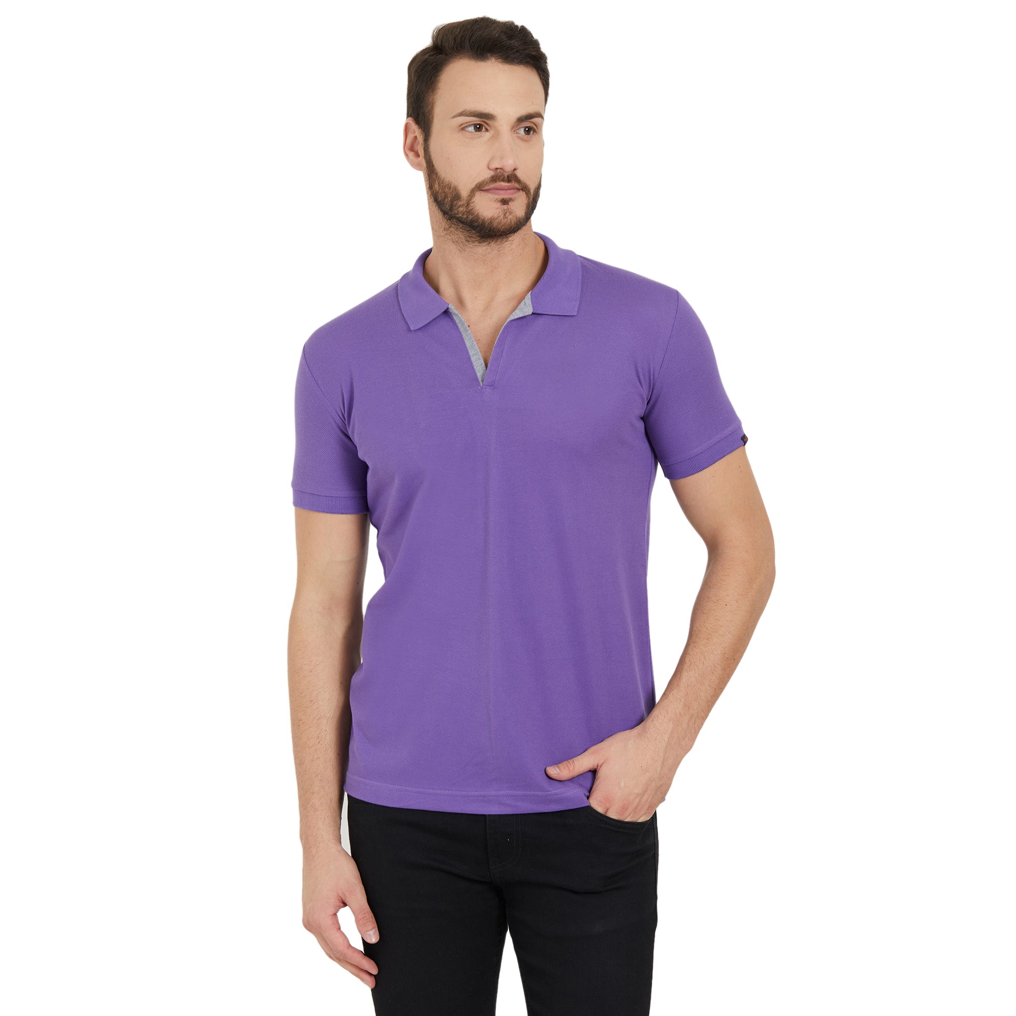 Chrome Blue polo t shirt Main image