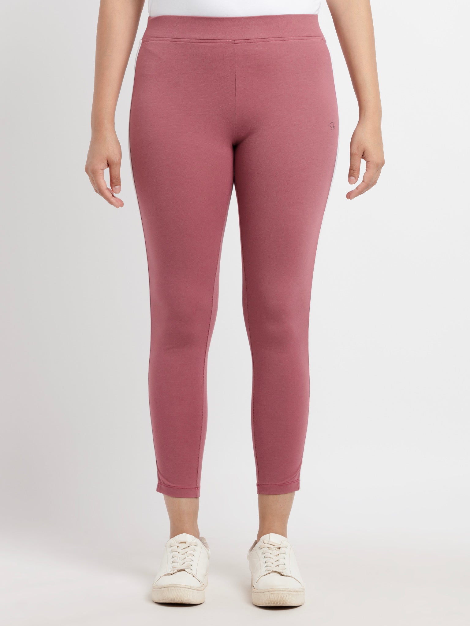solid jeggings for women Main image