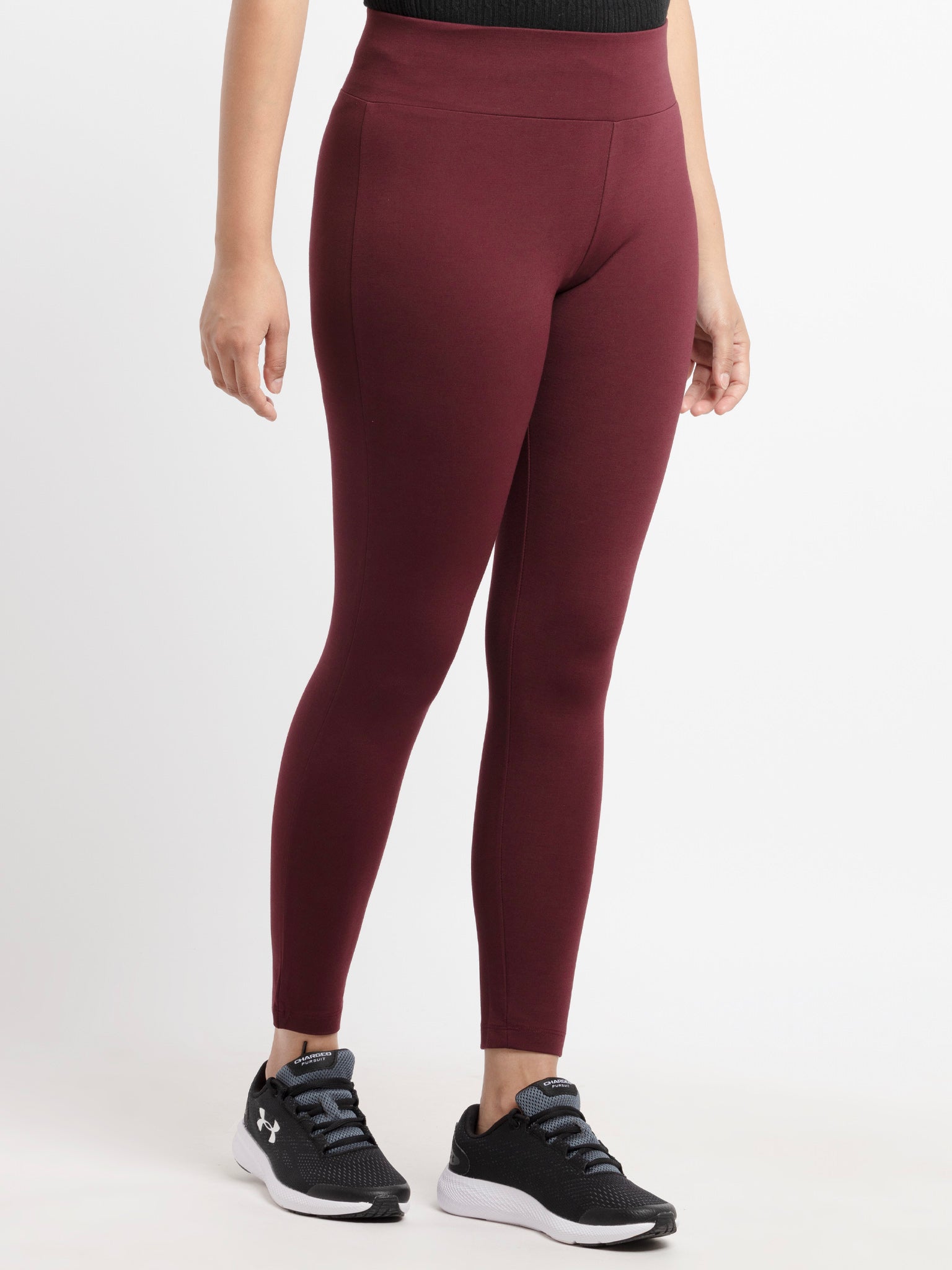 Women's Solid Dyed High Waist Jegging Secondary image