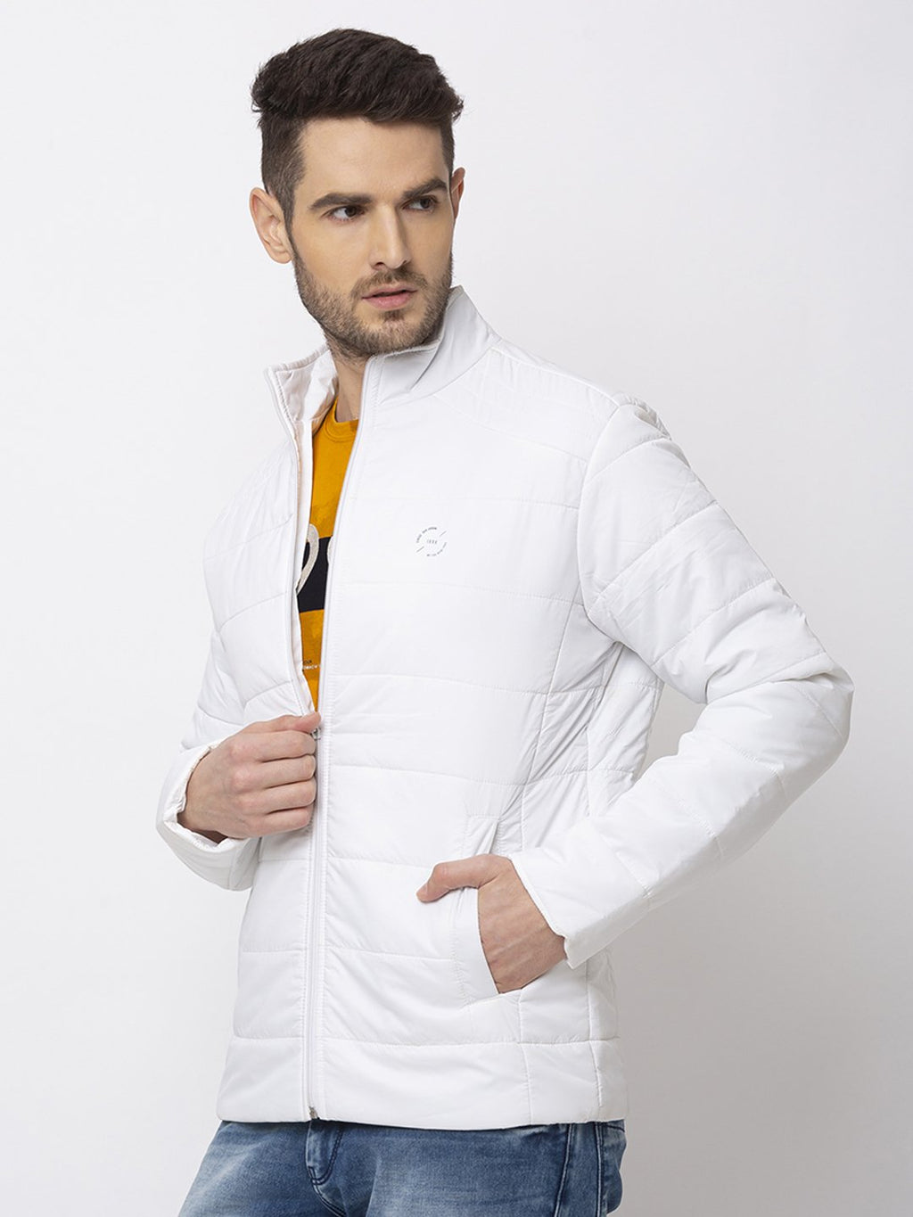Solid Quilted Jacket