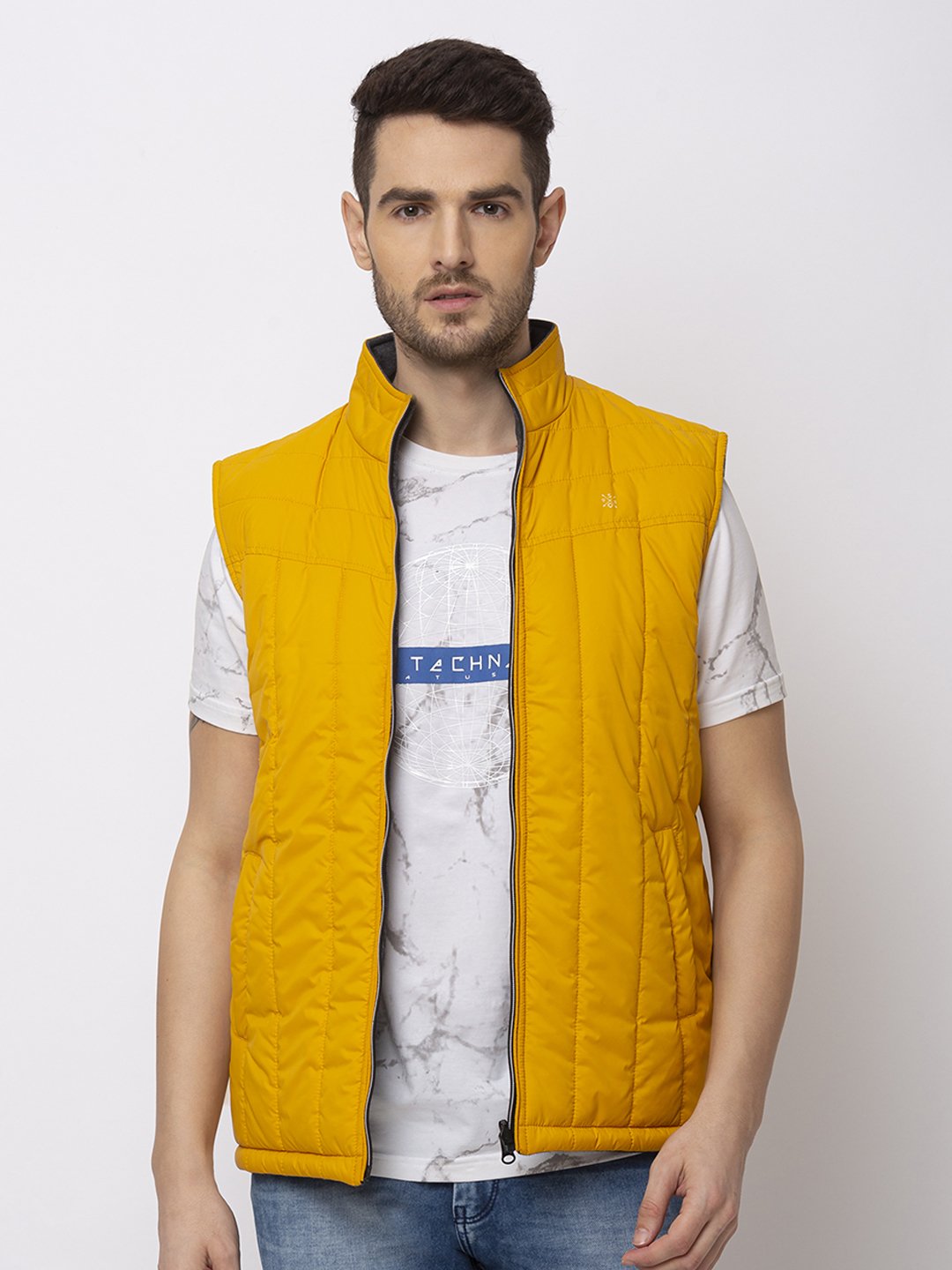 Status Quo |MUSTARD High Neck Jacket - 3XL, 4XL, 5XL