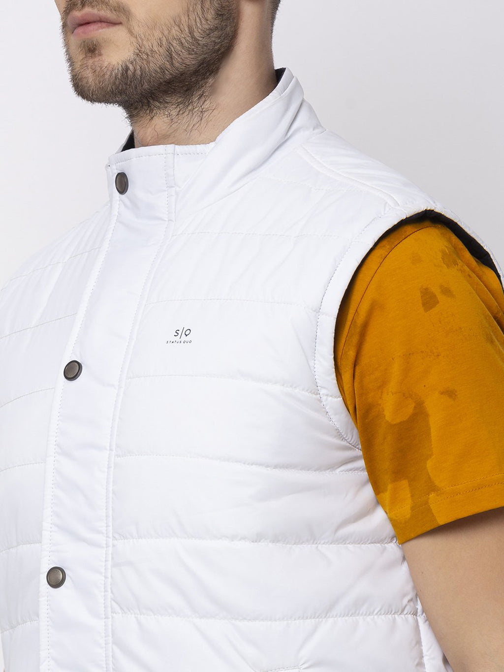 Solid Quilted Reversible Jacket