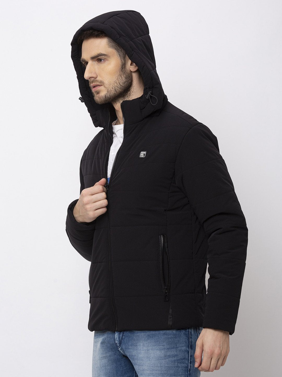Solid Quilted Jacket