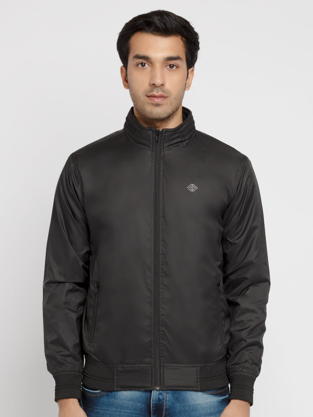 high neck jacket for men
