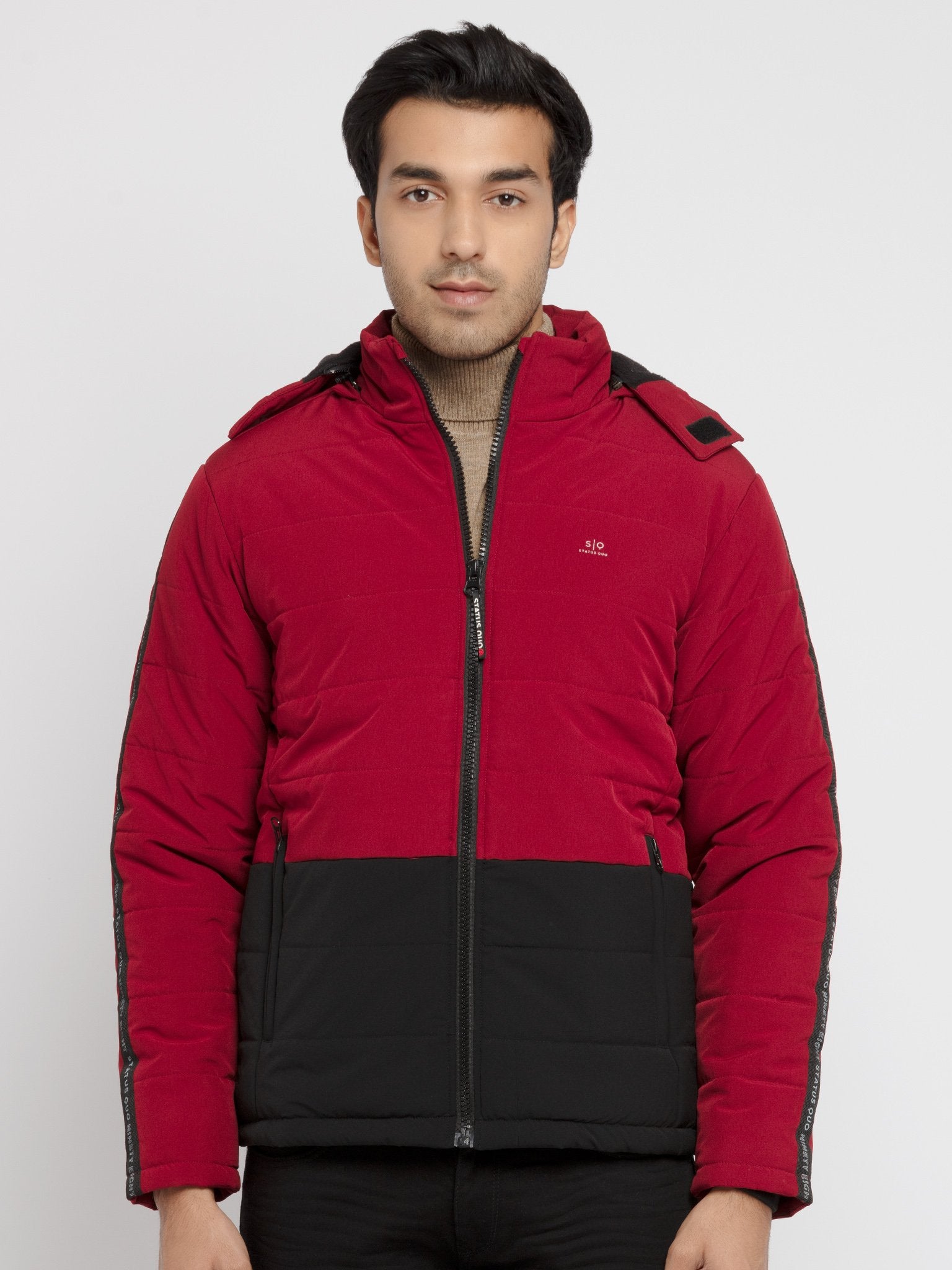 Status Quo |Petrol High Neck Jacket - 3XL, 4XL, 5XL