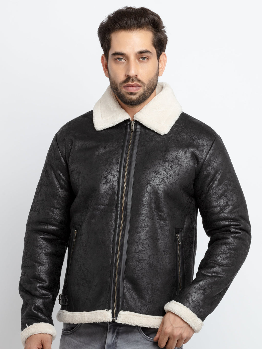 solid jacket for men