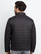 Mens Quilted Hooded Jacket