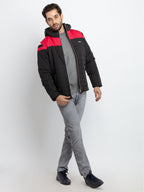 Mens Quilted Hooded Jacket
