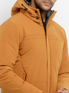 Mens Quilted Hooded Jacket