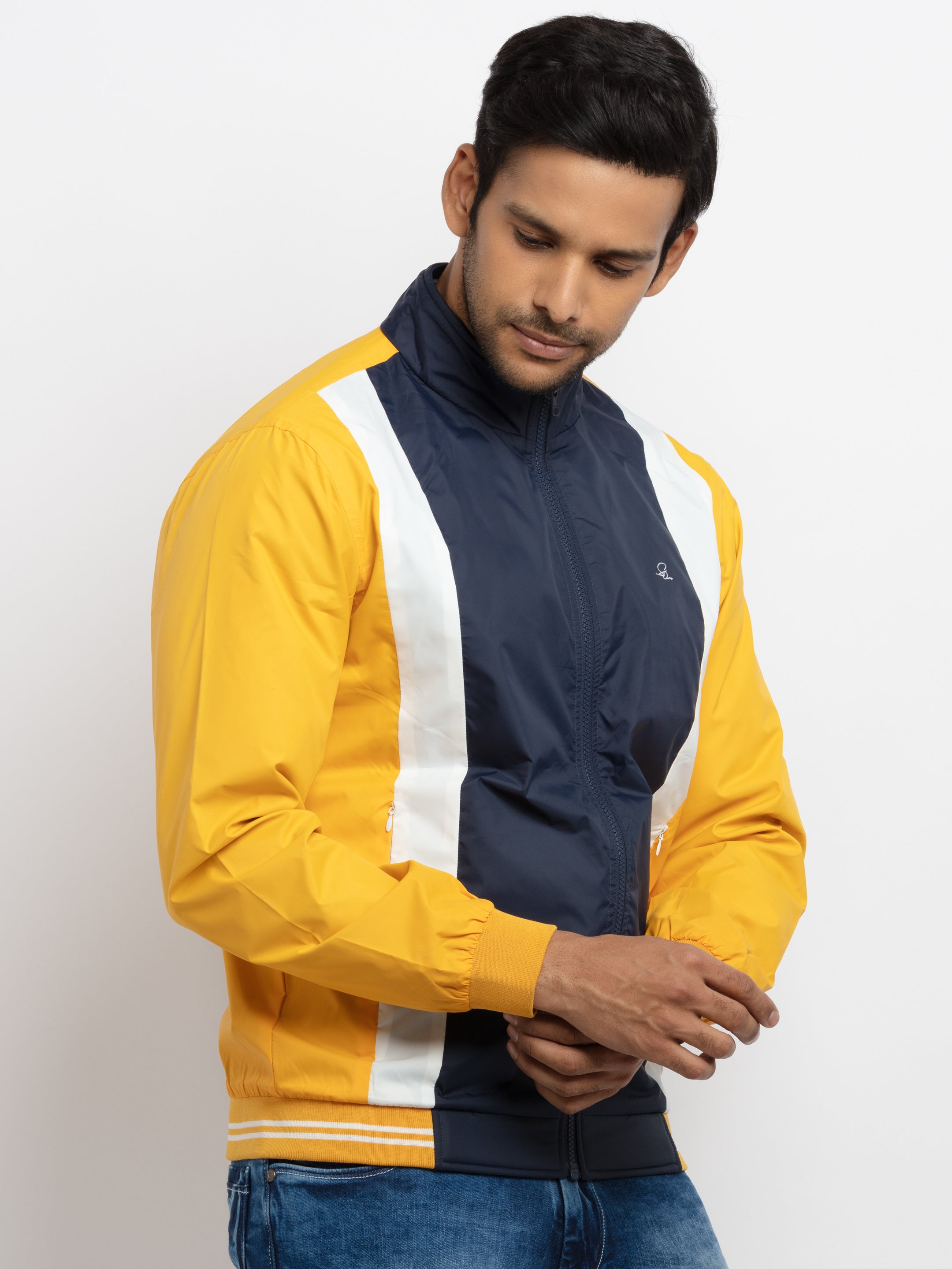 Mens Quilted High Neck Jacket Secondary image