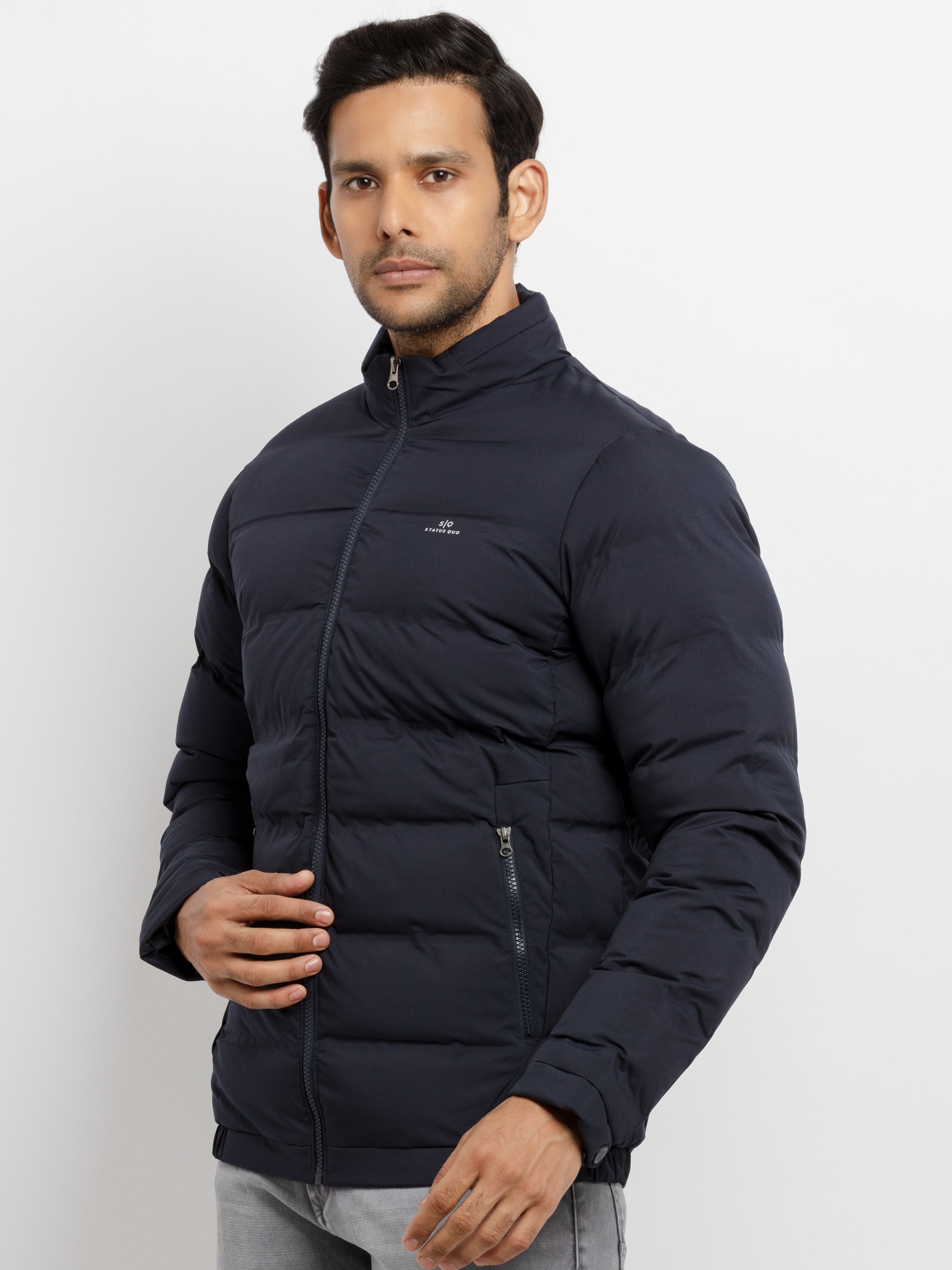 Mens Quilted  High Neck Jacket Secondary image