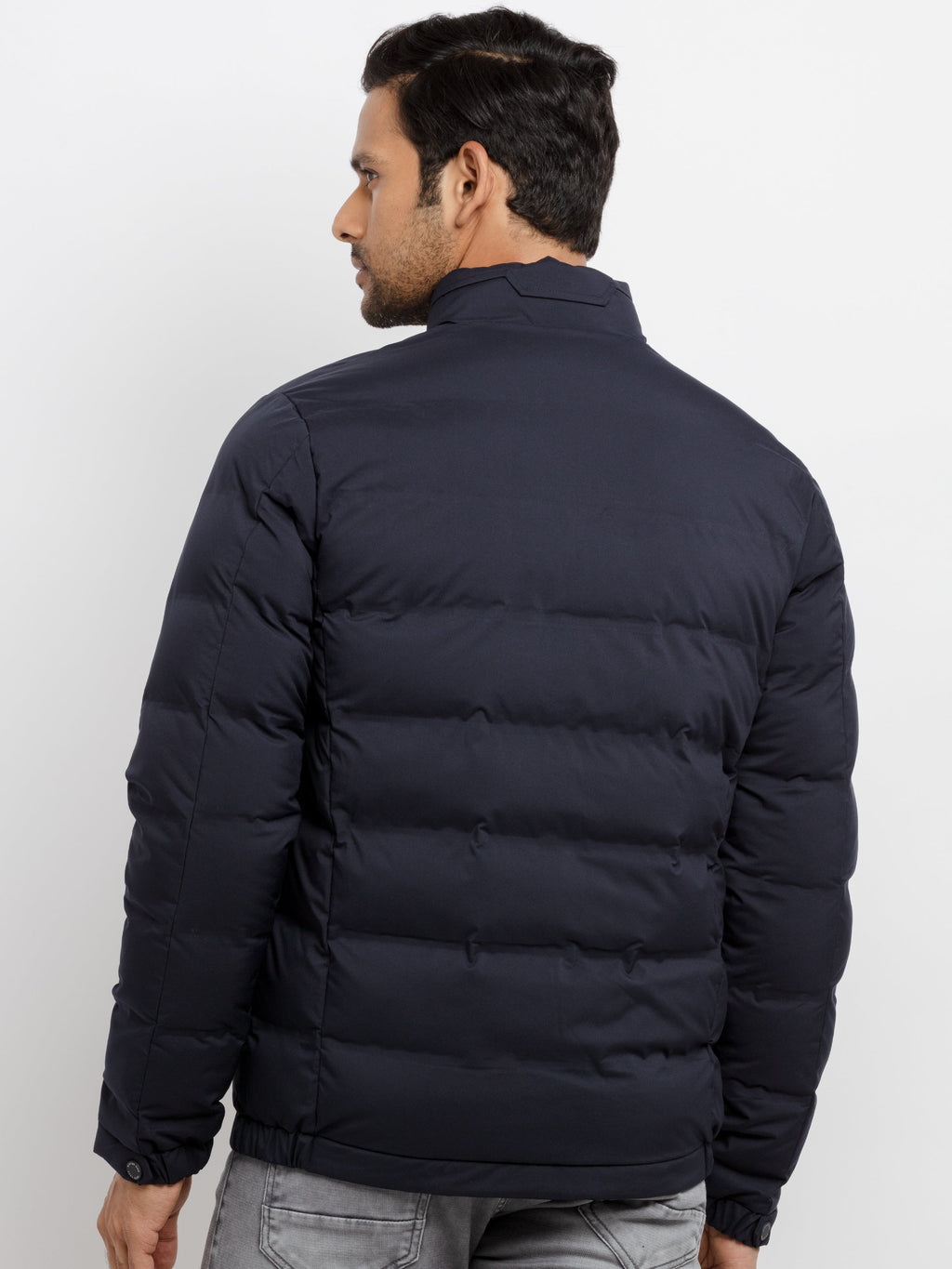 Mens Quilted  High Neck Jacket