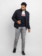 Mens Quilted  High Neck Jacket