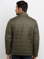 Mens Quilted Reversible High Neck Jacket