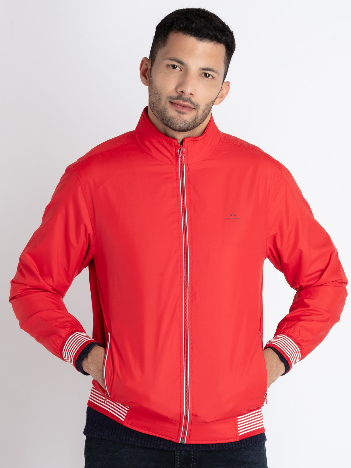 Mens red lightweight on sale jacket