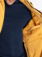 Mens Quilted Jacket With Detachable Hood