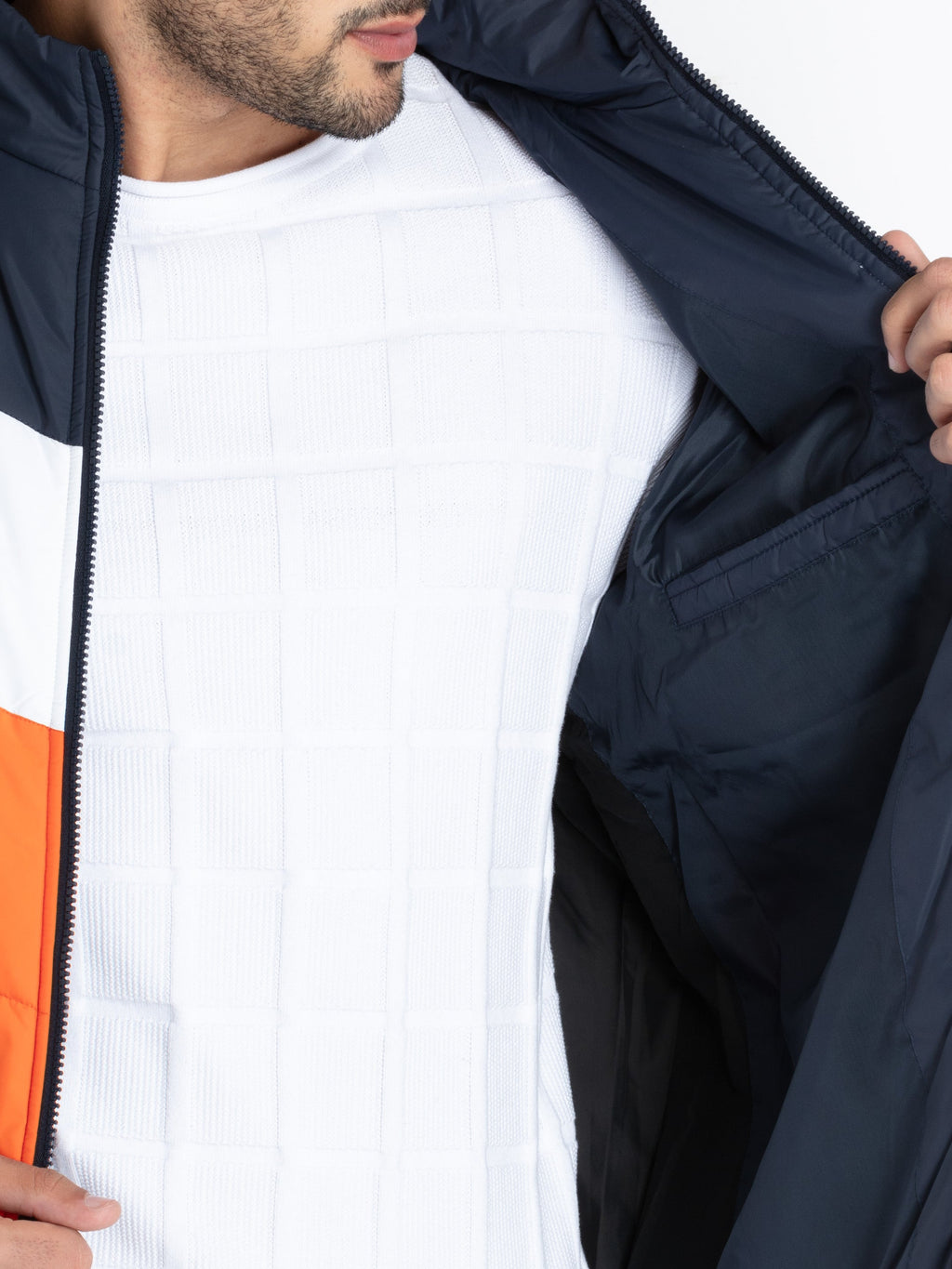Mens Mix & Match Jacket With Detachable Hood