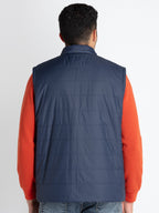 Mens Quilted Reversible High Neck Jacket