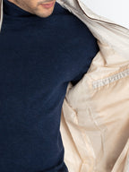 Mens Quilted High Neck Jacket