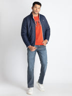 Mens Quilted Reversible High Neck Jacket