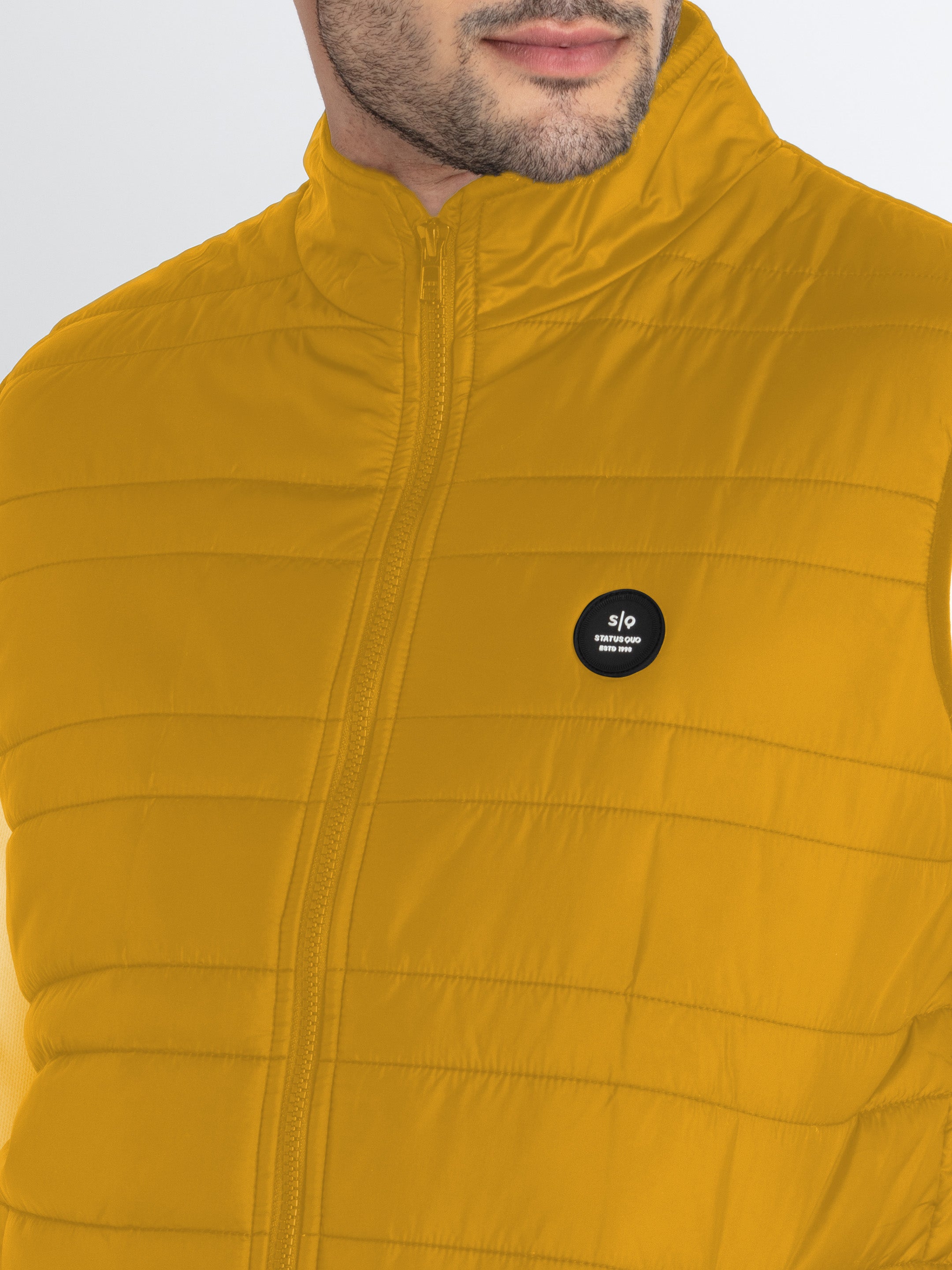 Mens Quilted Puffer Sleeveless Jacket