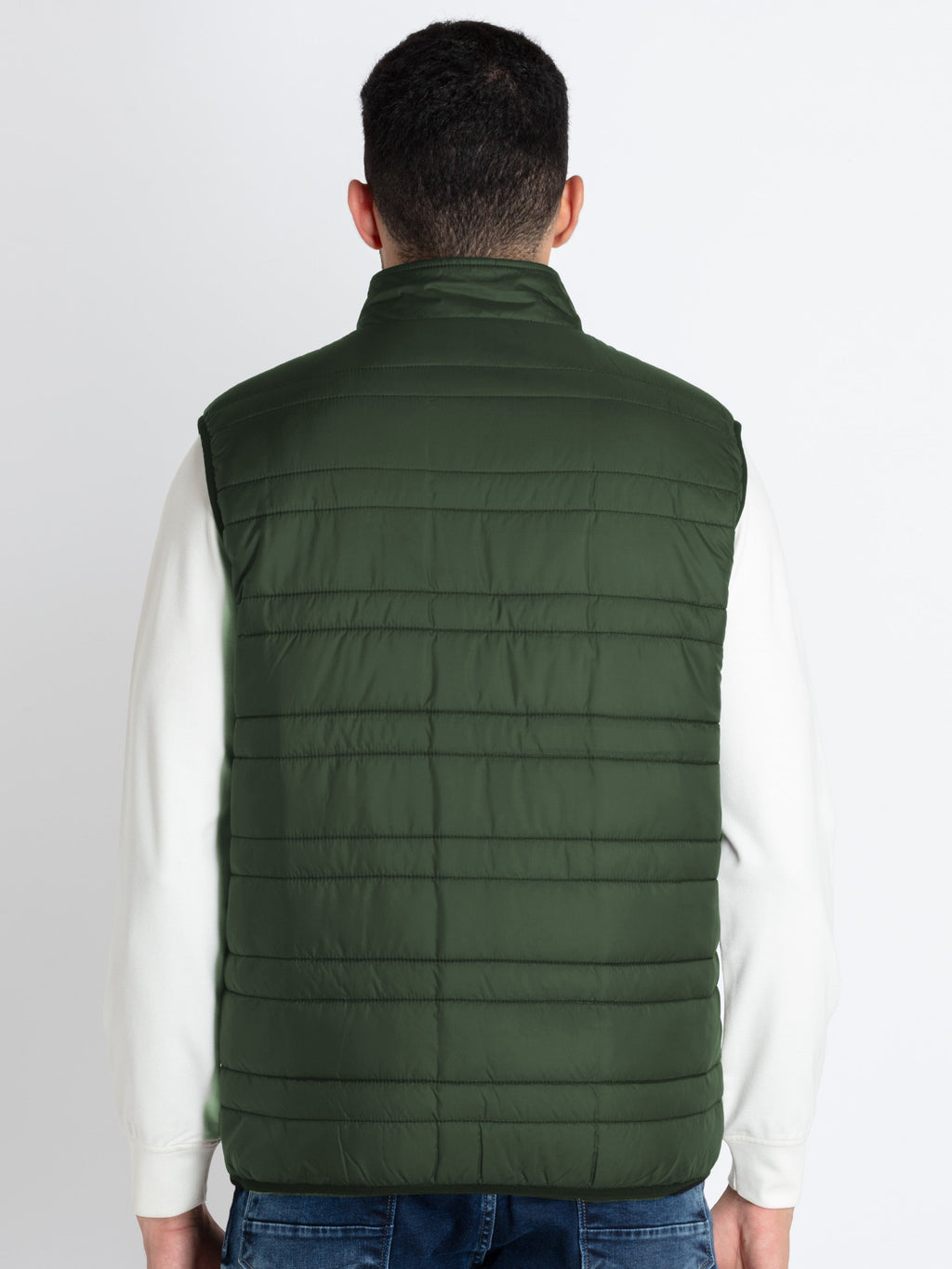 Mens Quilted Puffer Sleeveless Jacket
