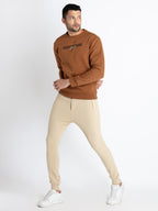 Mens Popcorn Textured Joggers