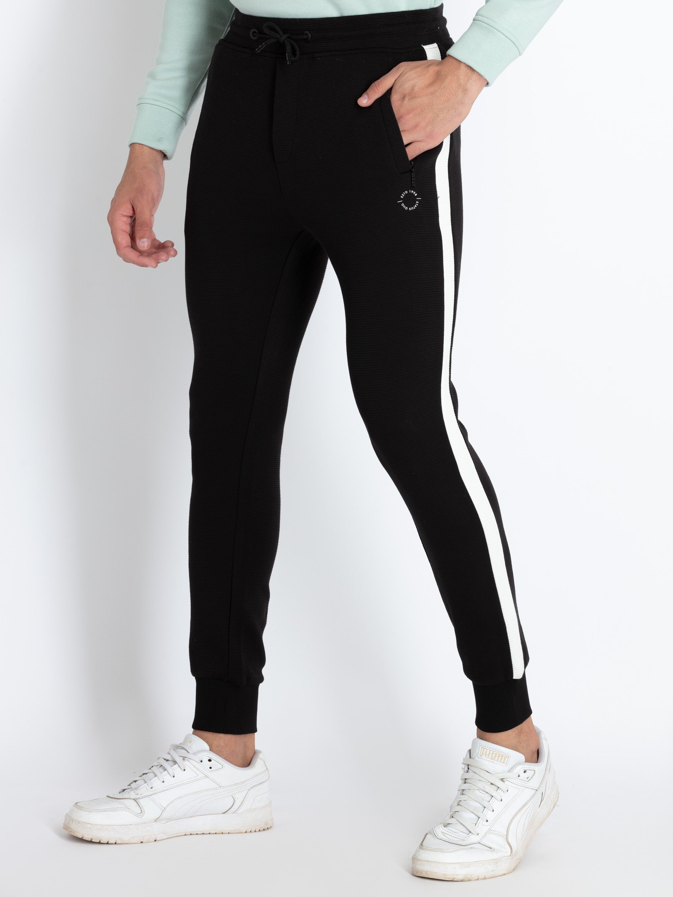 printed joggers