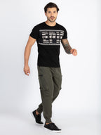 Mens Solid Balloon Fit Joggers
