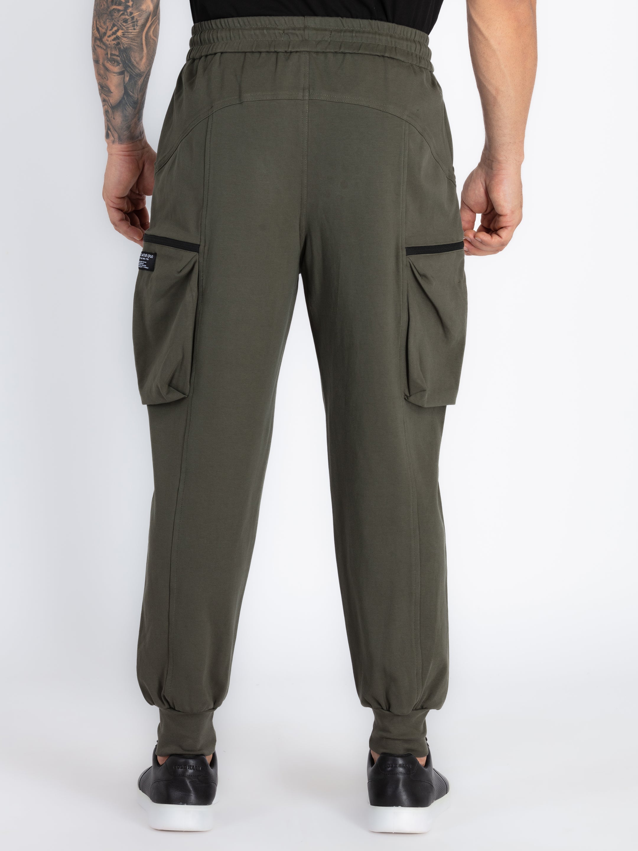 Mens Solid Balloon Fit Joggers