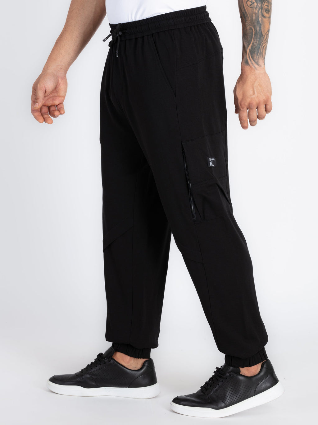 Mens Solid Balloon Fit Joggers