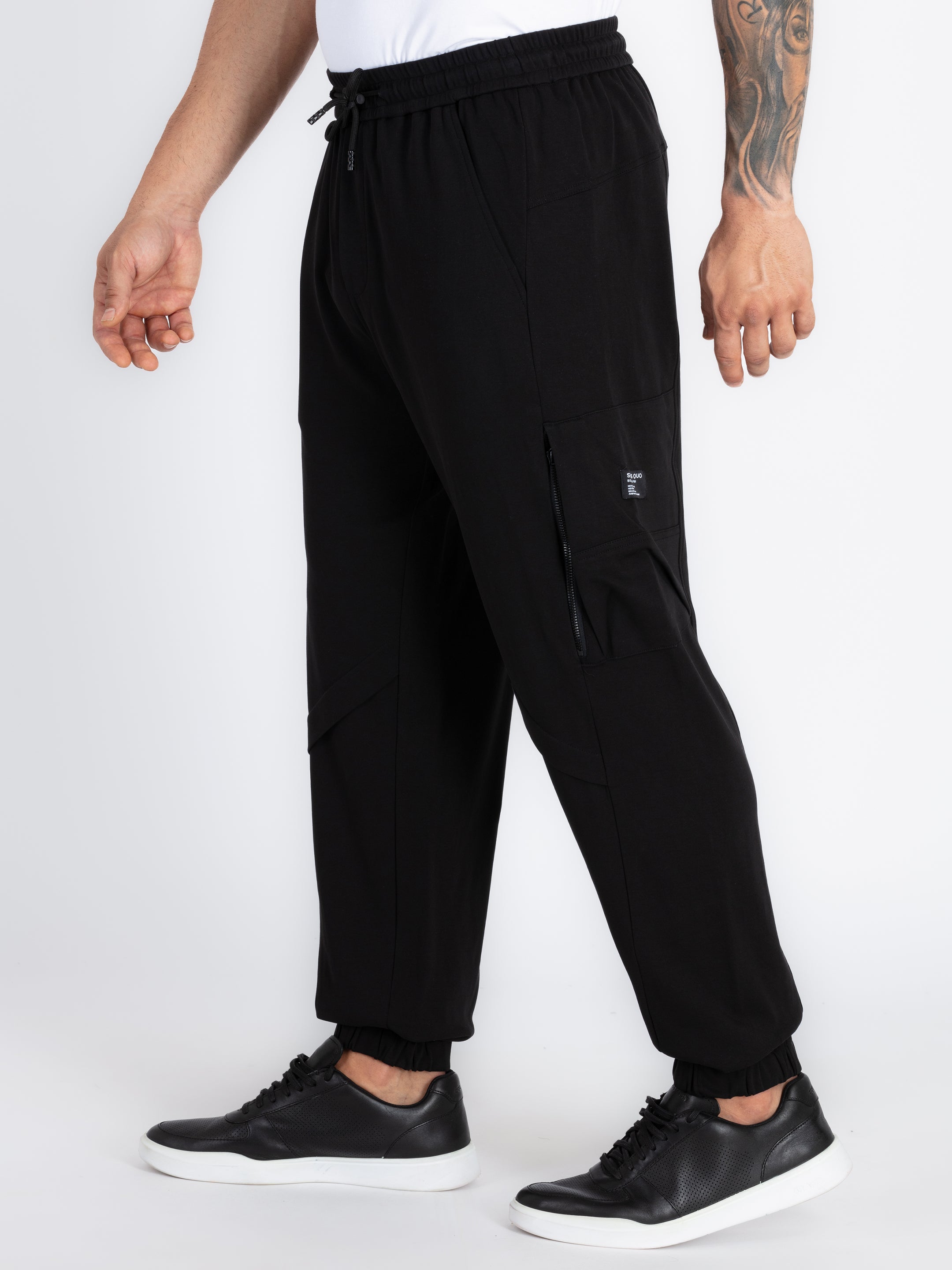 Mens Solid Balloon Fit Joggers