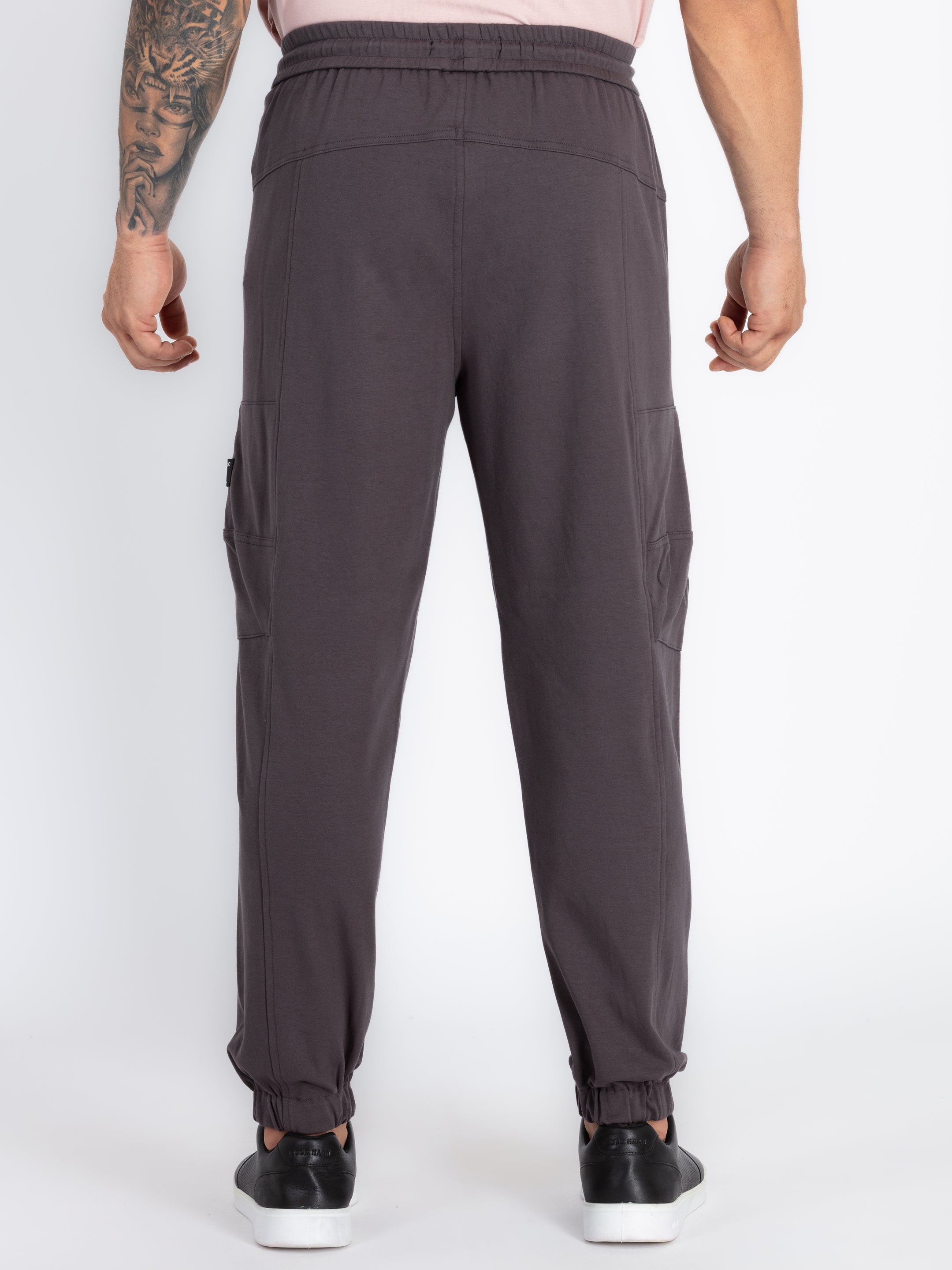 Mens Solid Balloon Fit Joggers