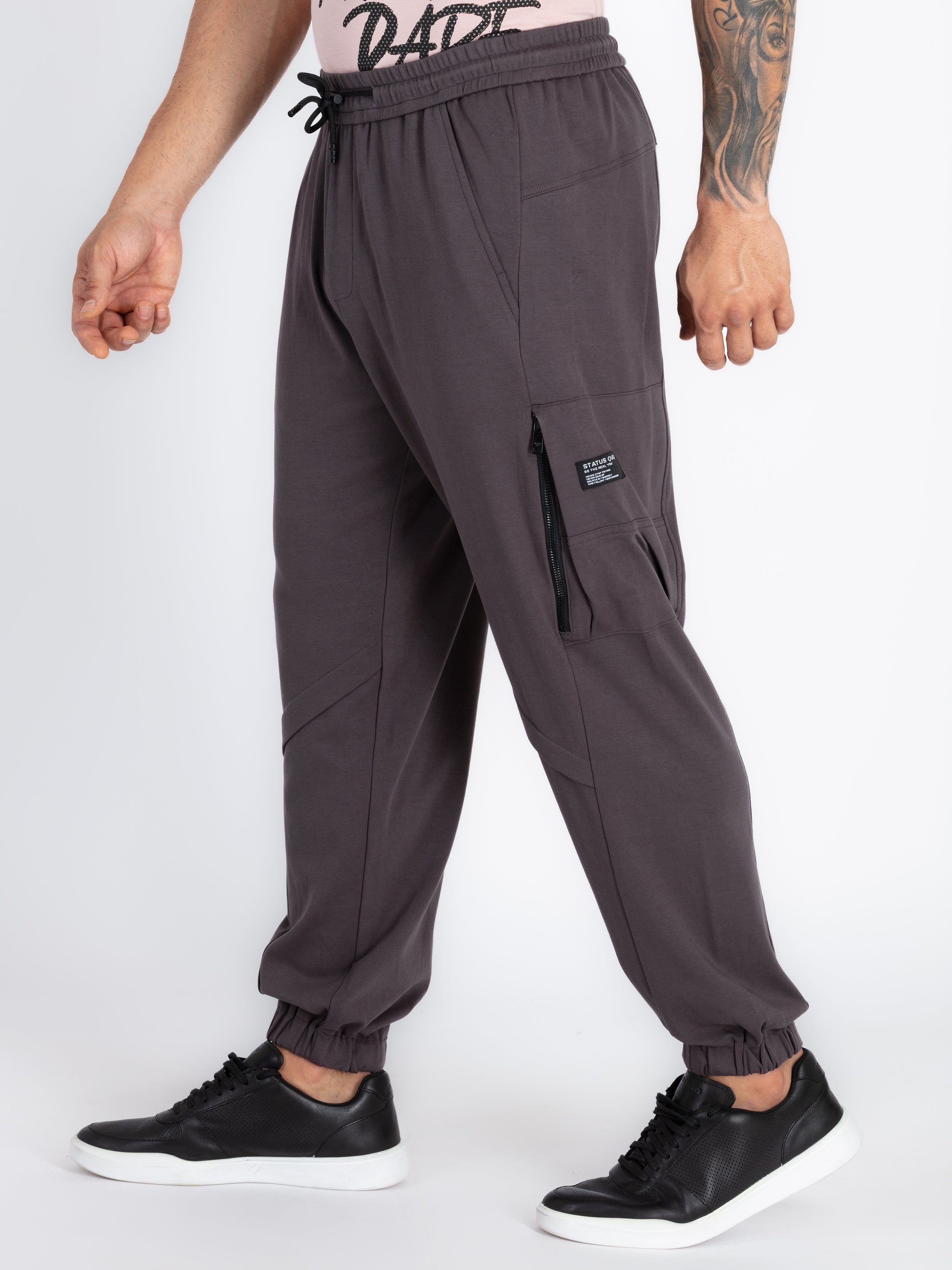 Mens Solid Balloon Fit Joggers