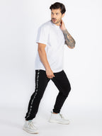 Mens Solid Regular Fit Joggers