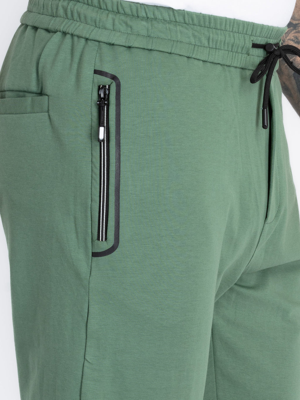 Mens Solid Regular Fit Joggers