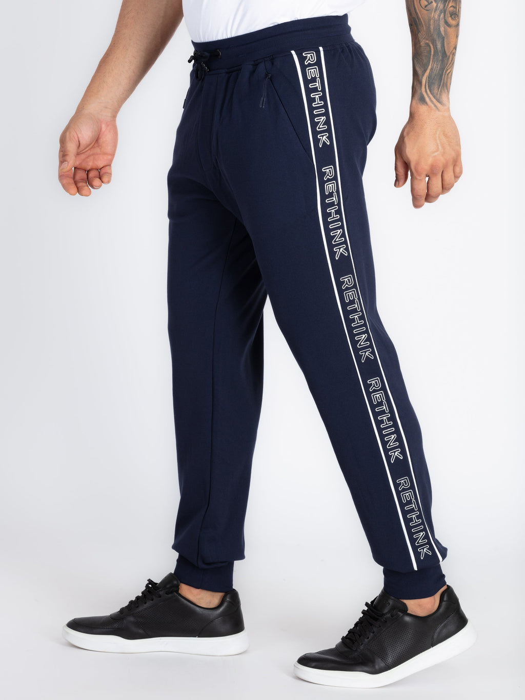 Mens Solid Regular Fit Joggers
