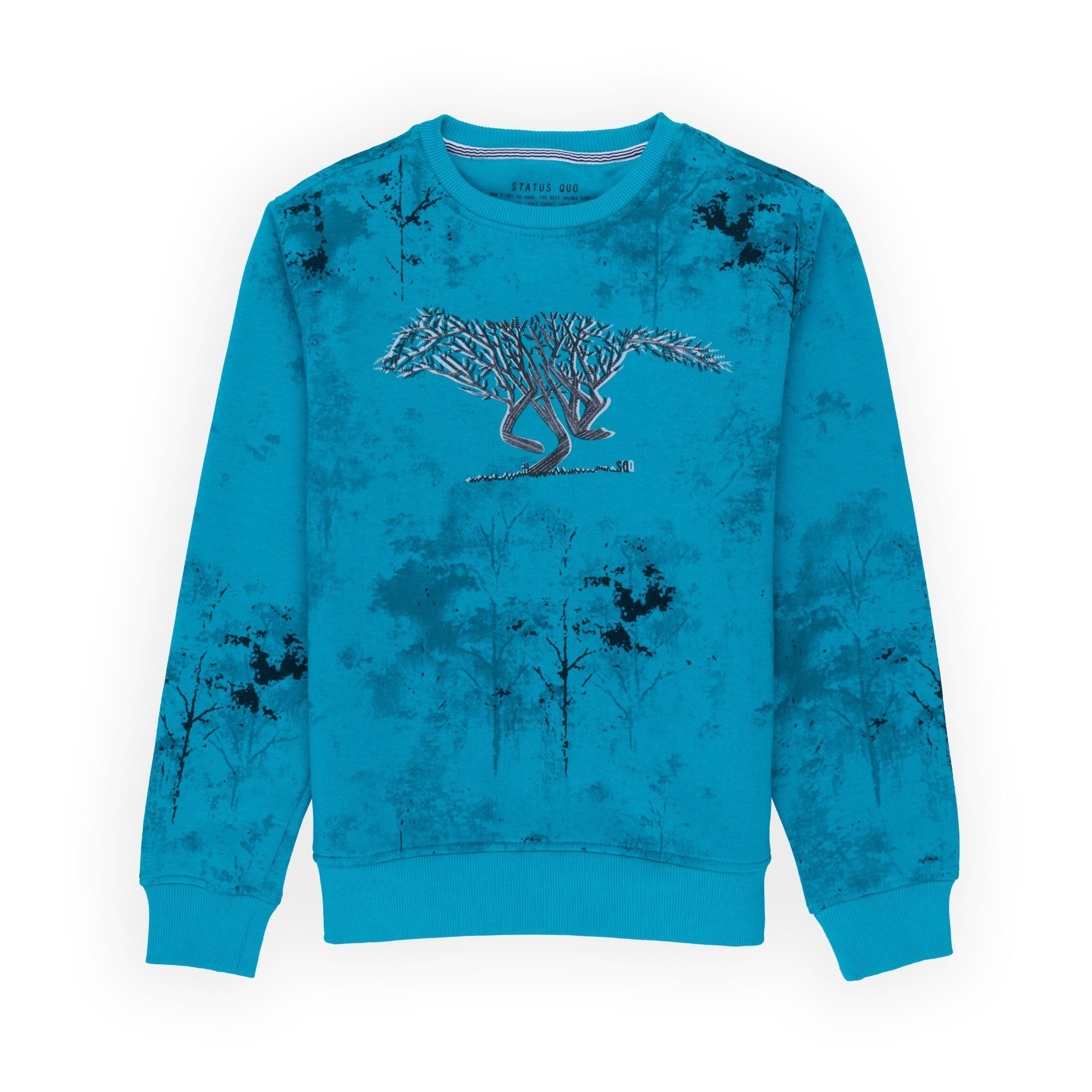 Kids Printed Round Neck Sweatshirt