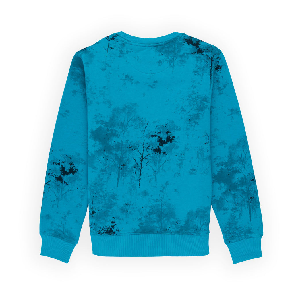 Kids Printed Round Neck Sweatshirt